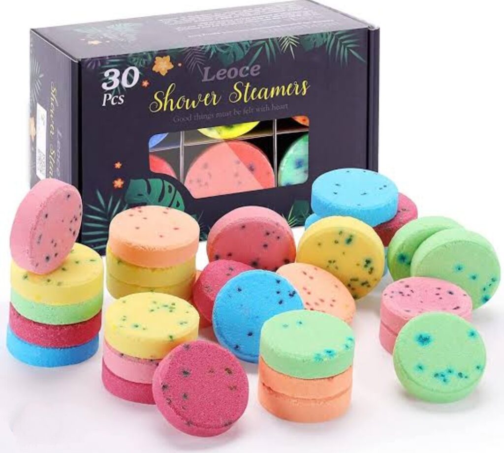 aromatherapy shower steamers christmas gift for a girl who is new mom