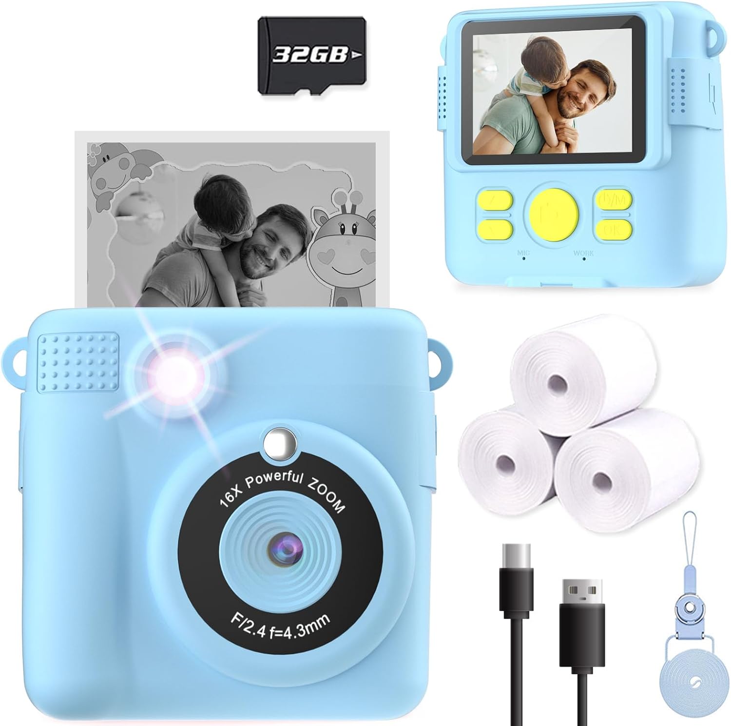 digital instant print camera christmas gifts for 18 year old female uk-ultimate buyer's guide 2023