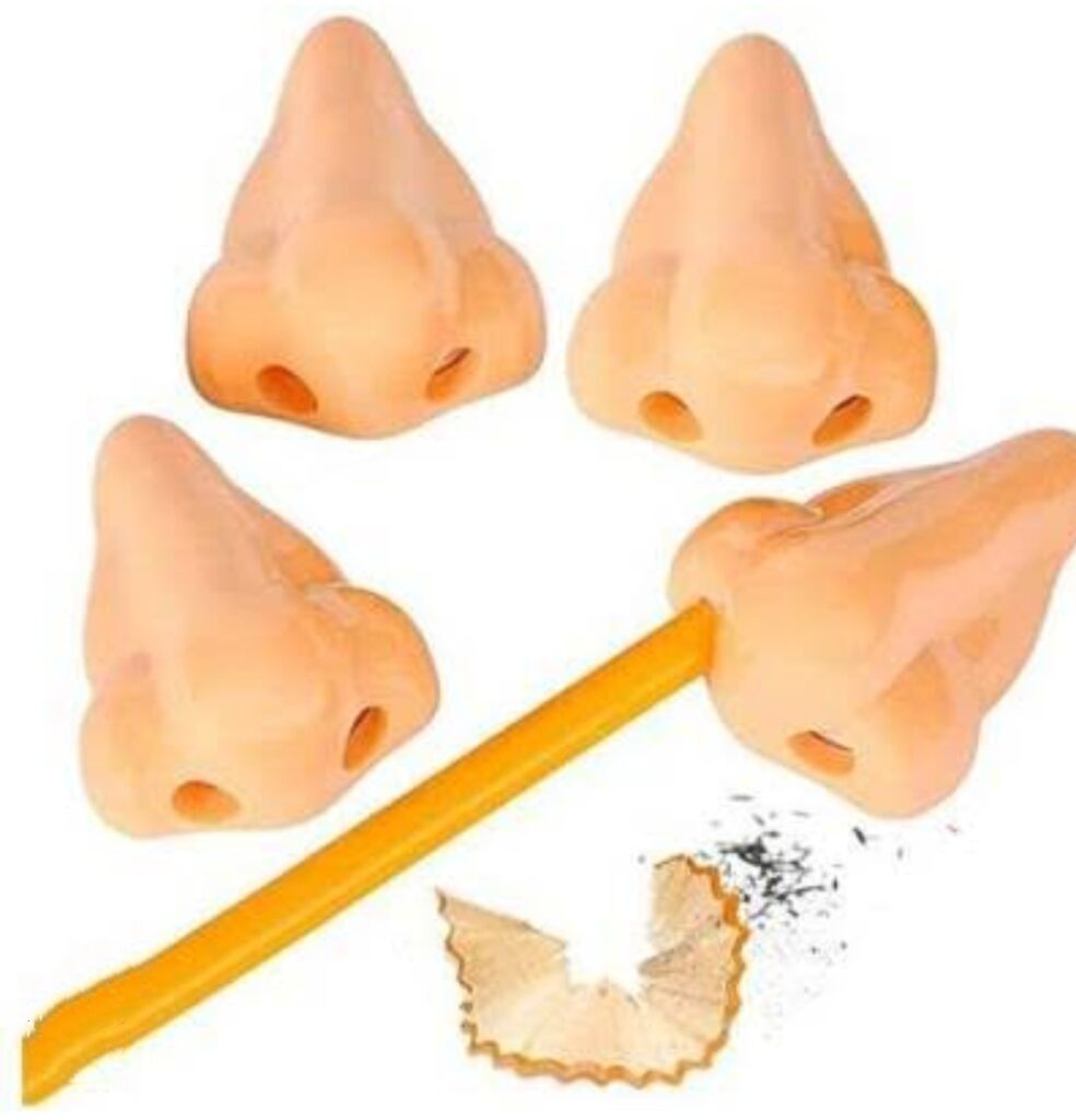 funny nose pencil sharpener christmas gift for a 13-year-old girl who is quite funny