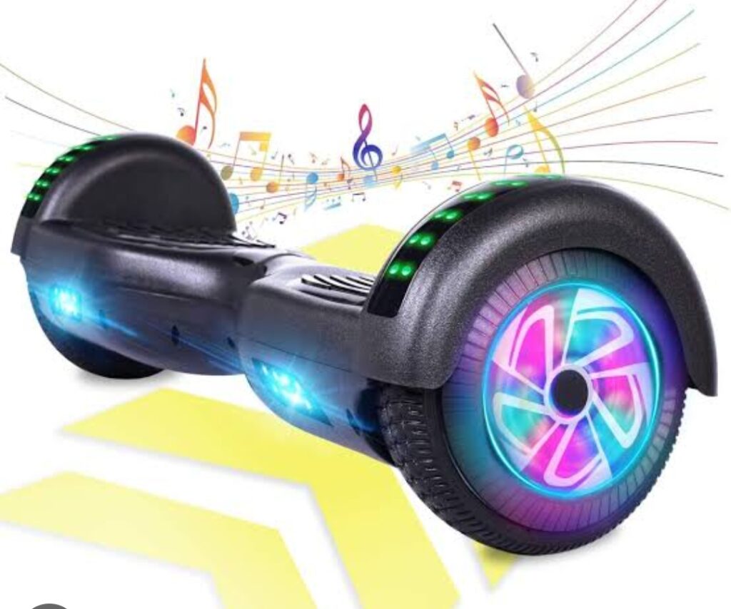 hoverboard with cosmic led wheels christmas gift for a 10-year-old girl who is sporty
