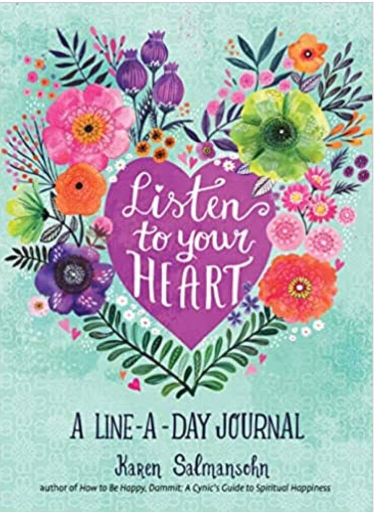 listen to your heart journal with prompts christmas gifts for a girl who is heart broken