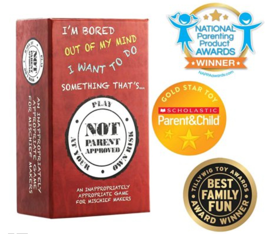 not parent-approved game for mischief makers christmas gift for a 13-year-old girl who is quite funny