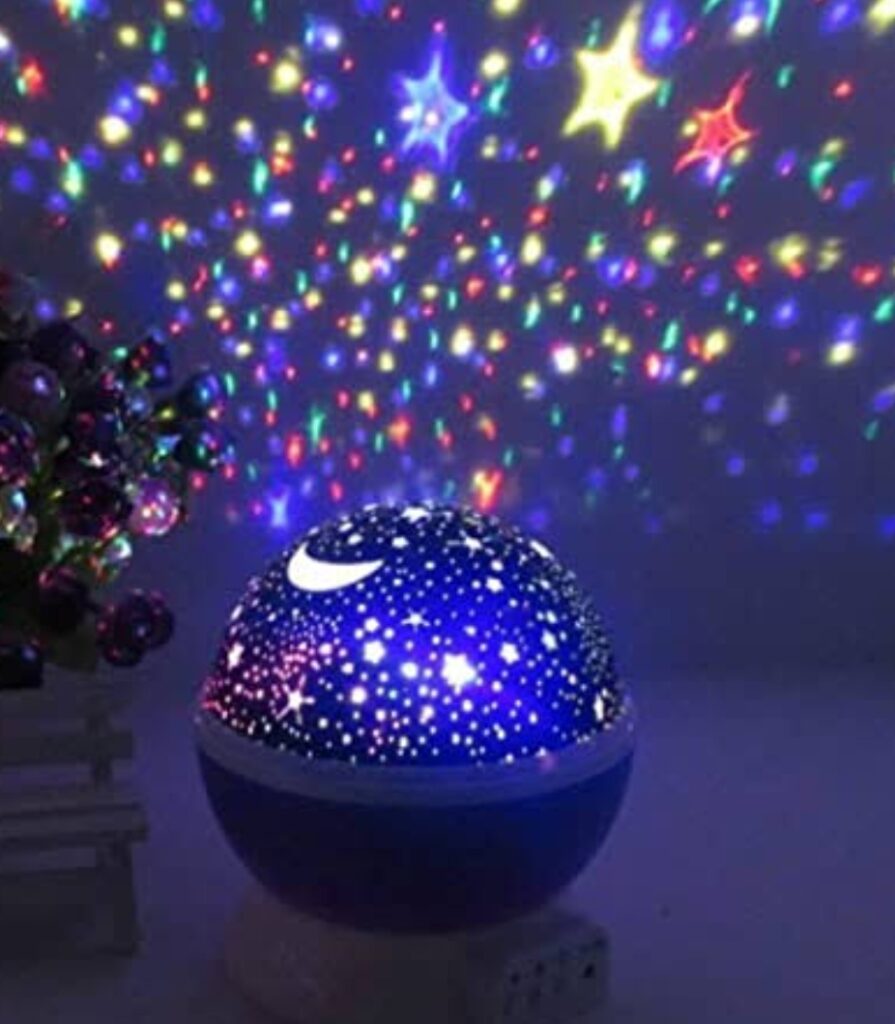 rotating sky projection light christmas gift for a girl younger than you
