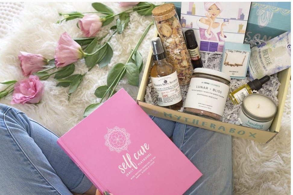 self-care subscription box christmas gifts for a girl who is heart broken