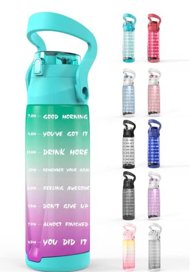 simple modern water bottle with straw lid christmas gift for a girl who is new mom