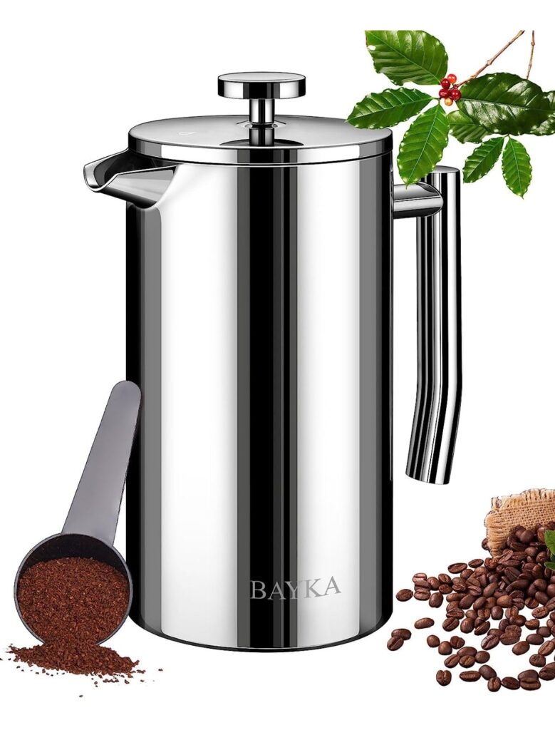 BAYKA french press coffee tea maker 12 days of christmas gifts for her