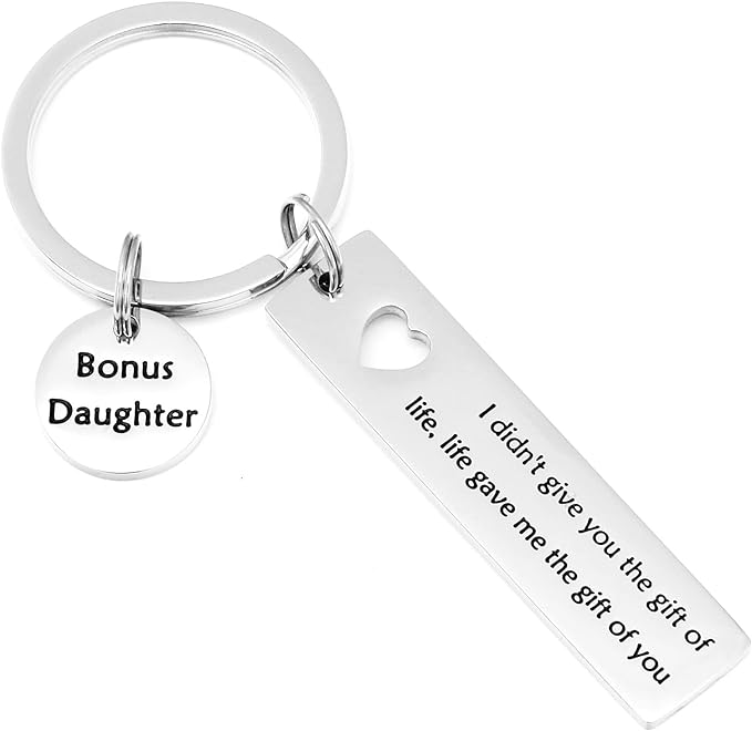 ahaeth step daughter keychain christmas gifts for stepdaughter