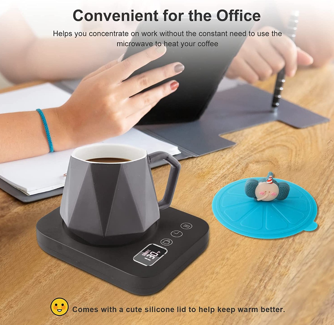 anbanglin coffee warmer for desk with gravity sensor christmas gifts for female coworkers under $20