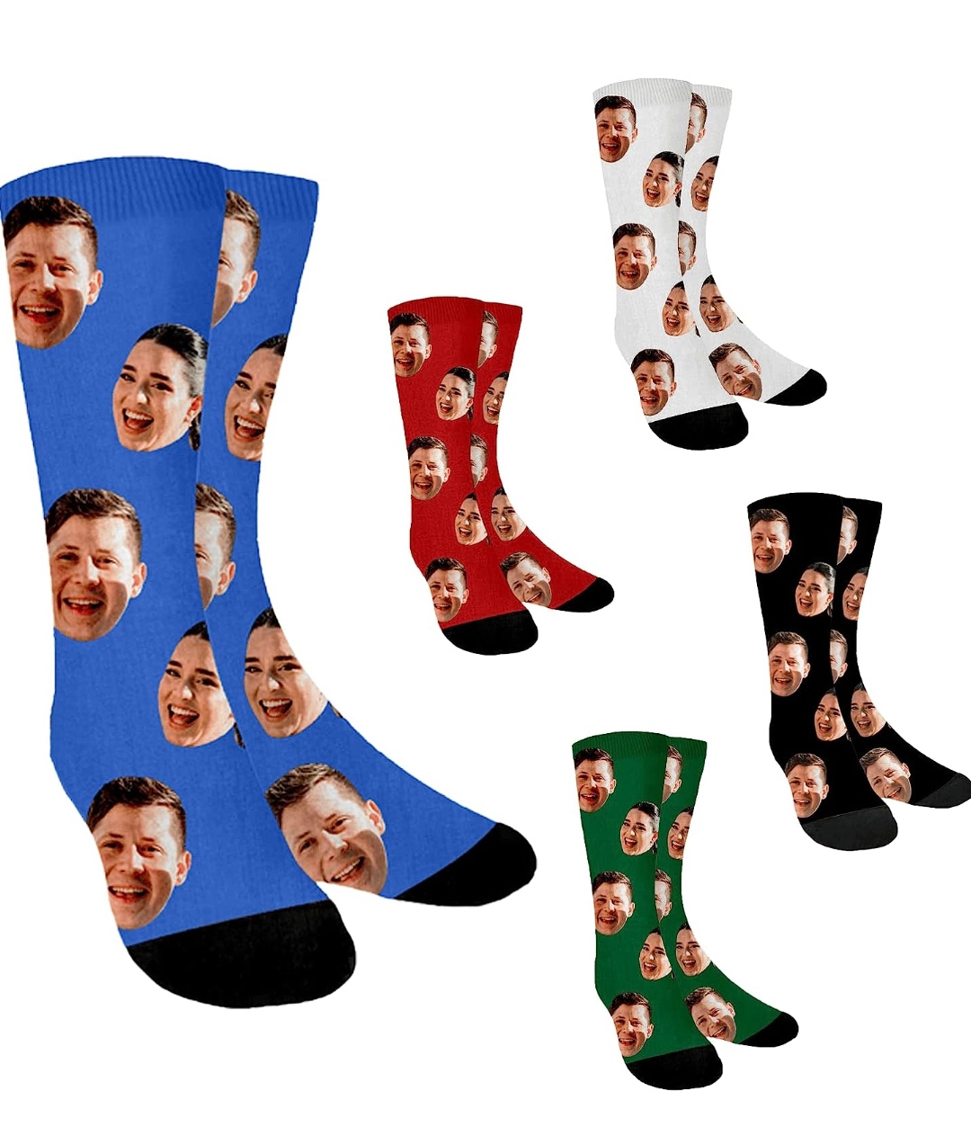 byxhuc custom face socks christmas gifts for sister from brother