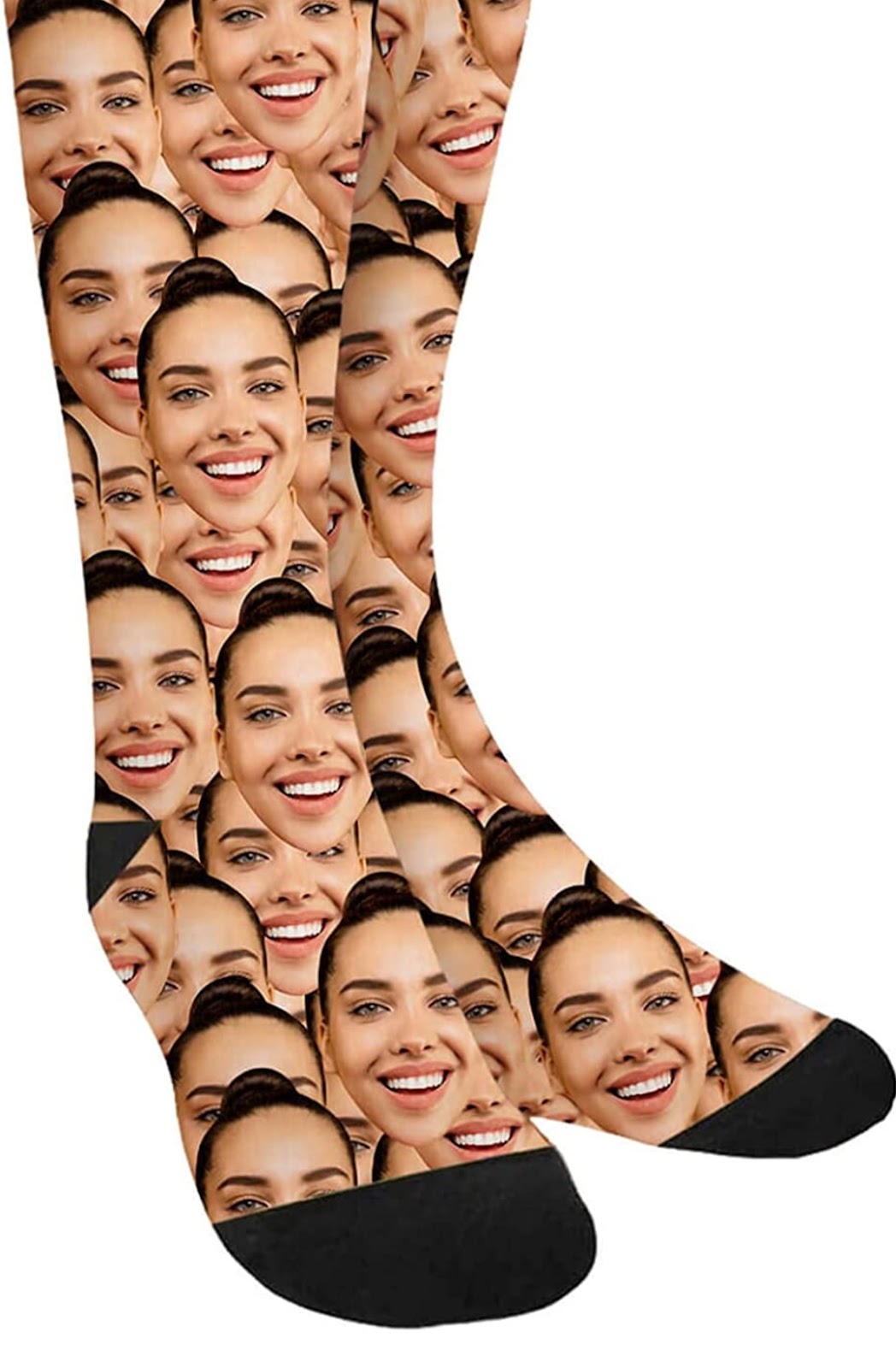 custom face socks christmas gifts for female cousins