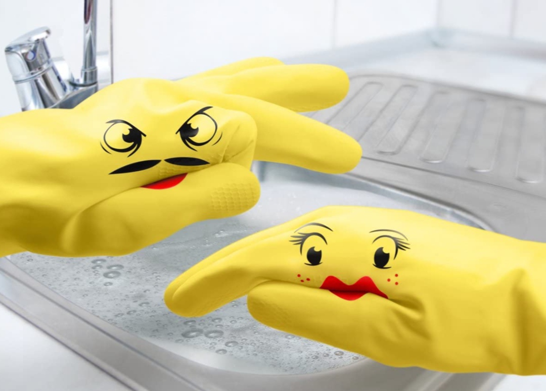 dishwashing gloves genuine fred display hand-puppet dish gloves christmas gifts for stepmom