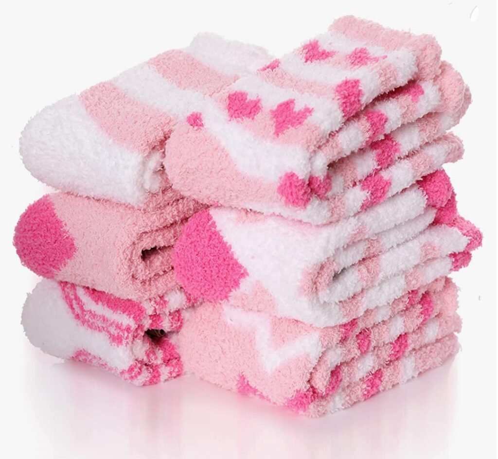 ebmore women's fuzzy socks christmas gifts for female coworkers under $20