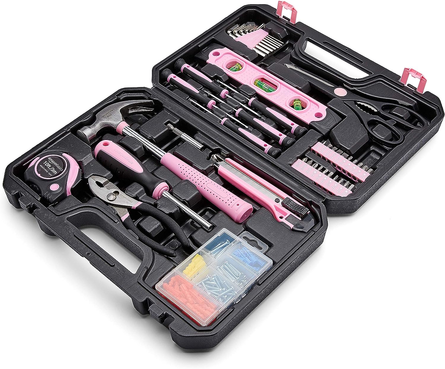 efficere's 40-piece all purpose household pink tool kit best christmas gifts for a lady who is newly married