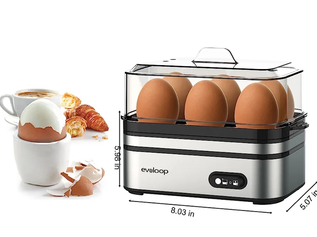 evoloop rapid egg cooker electric 6 eggs capacity 12 days of christmas gifts for her