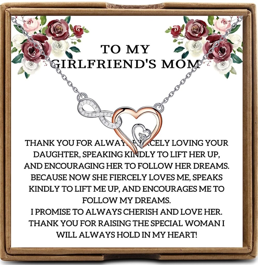 girlfriend's mom necklace christmas gift for girlfriend's mom