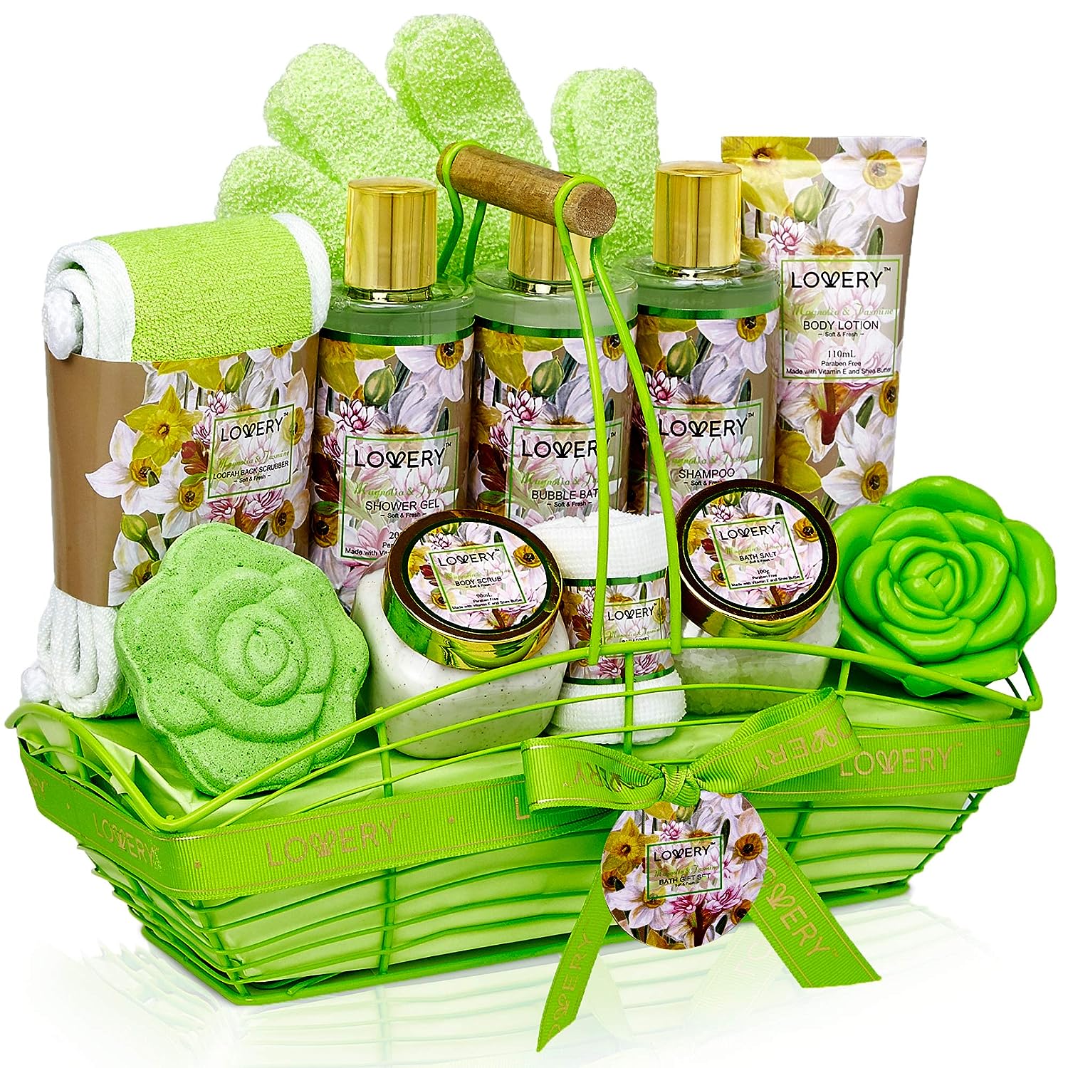 lily roy home spa bath basket christmas gift for girlfriend's mom