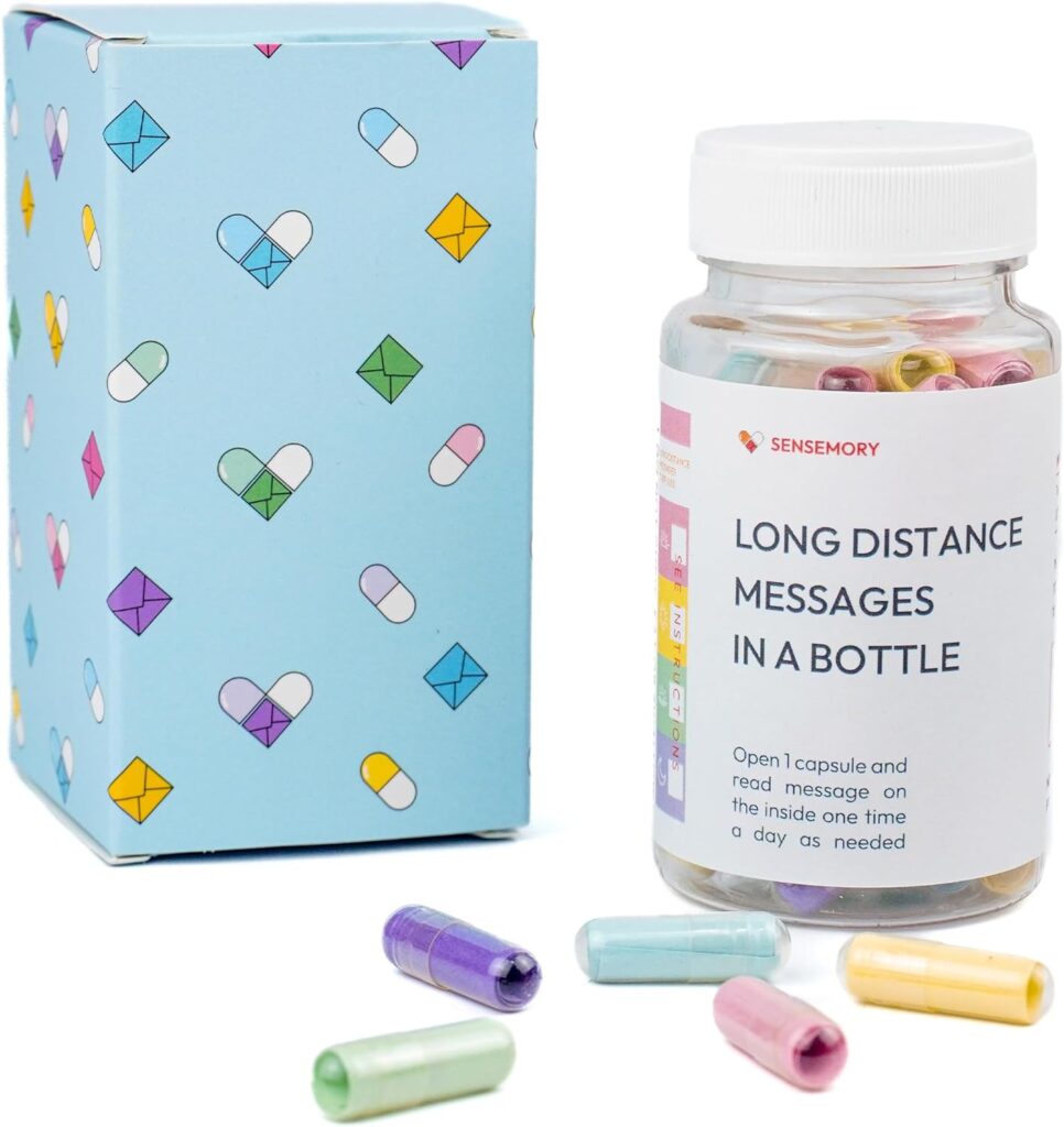 message pill co. long distance messages in a bottle best christmas gifts for a long-distance girlfriend