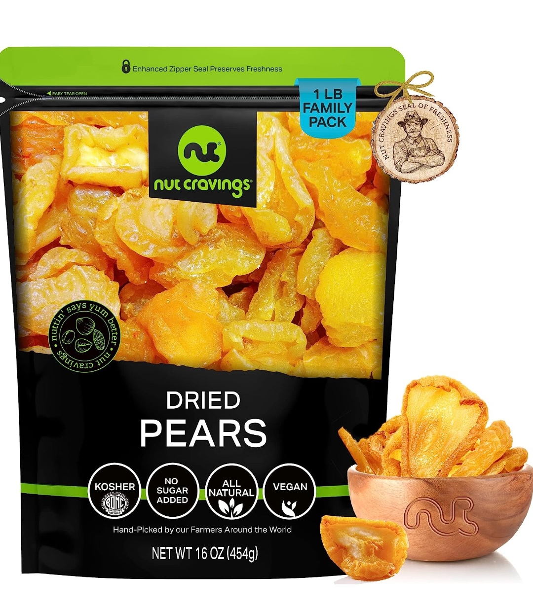 nut cravings - sun-dried california pears 12 days of christmas gifts for her