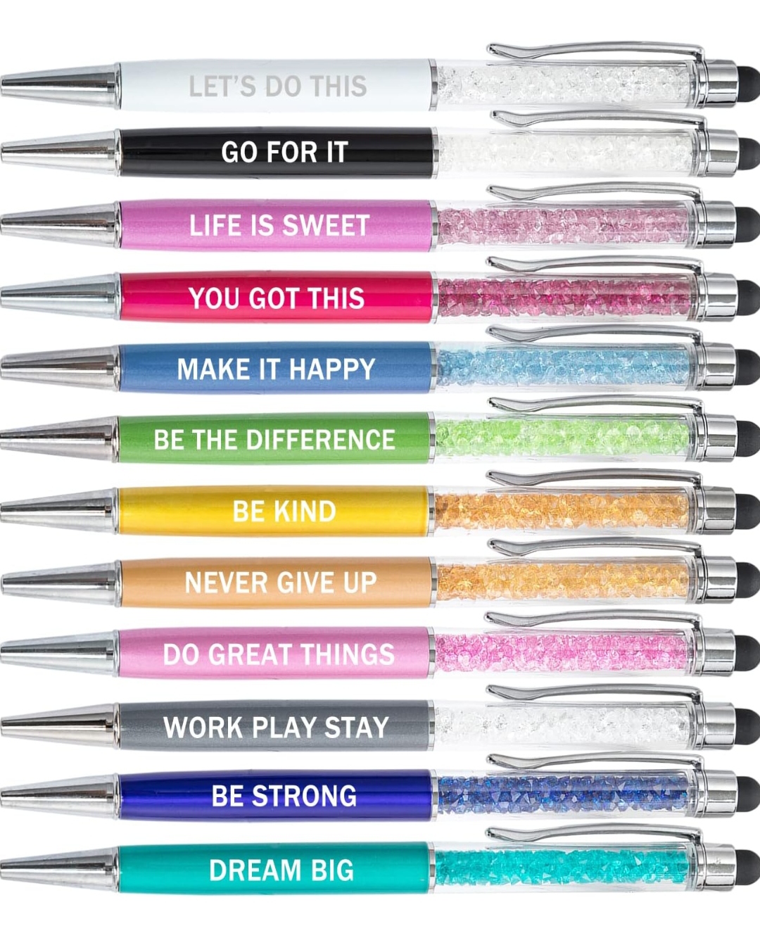 personalized motivational pen set christmas gift ideas for female employees