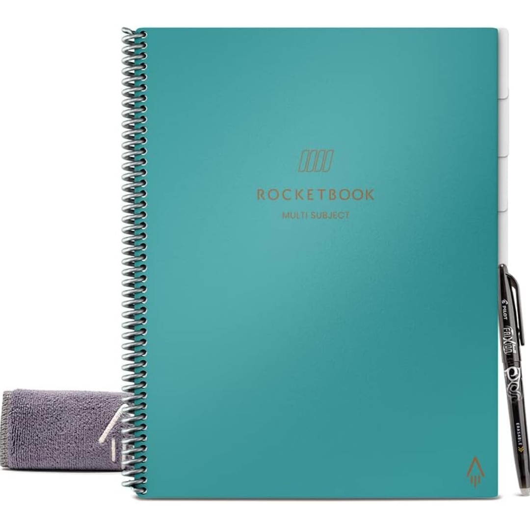 rocketbook smart reusable notebook and multi-subject smart notebook christmas gifts for sister from brother