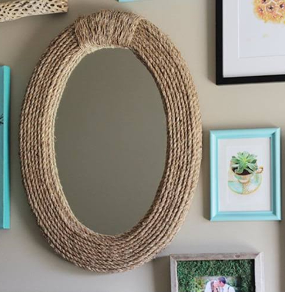 rope framed mirror diy christmas gifts for mother in law