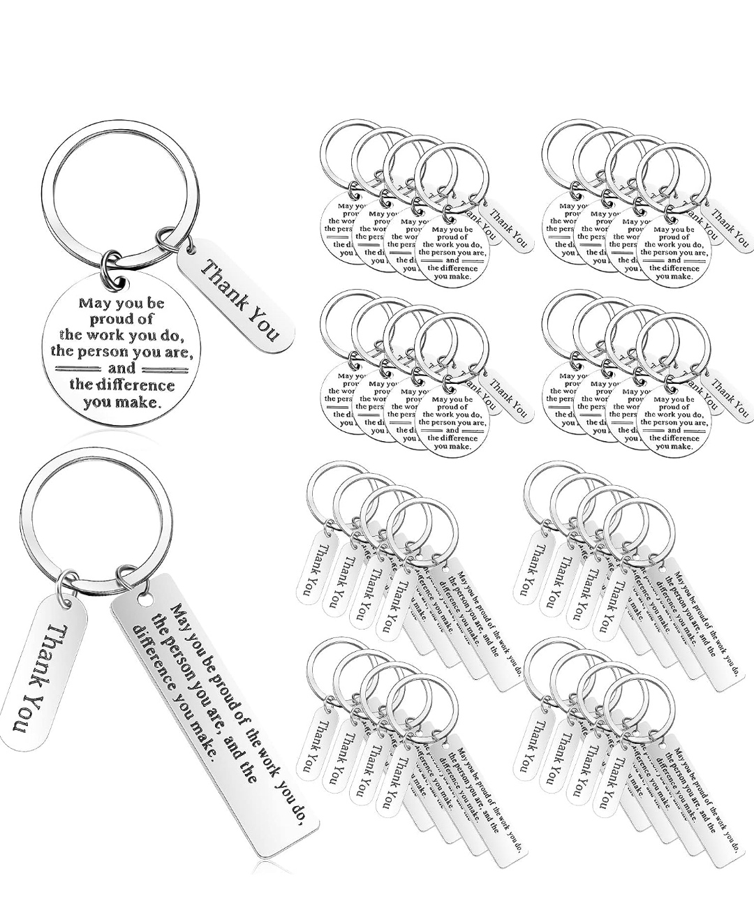 thank you gifts keychain bulk christmas gift ideas for female employees