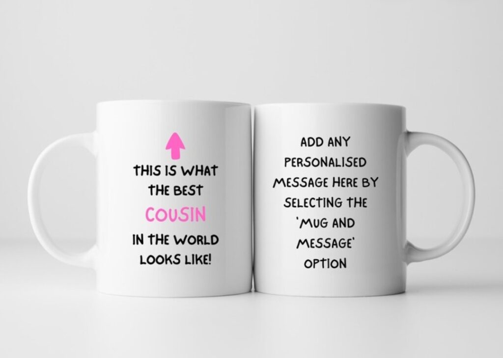 world's best cousin mug christmas gifts for female cousins