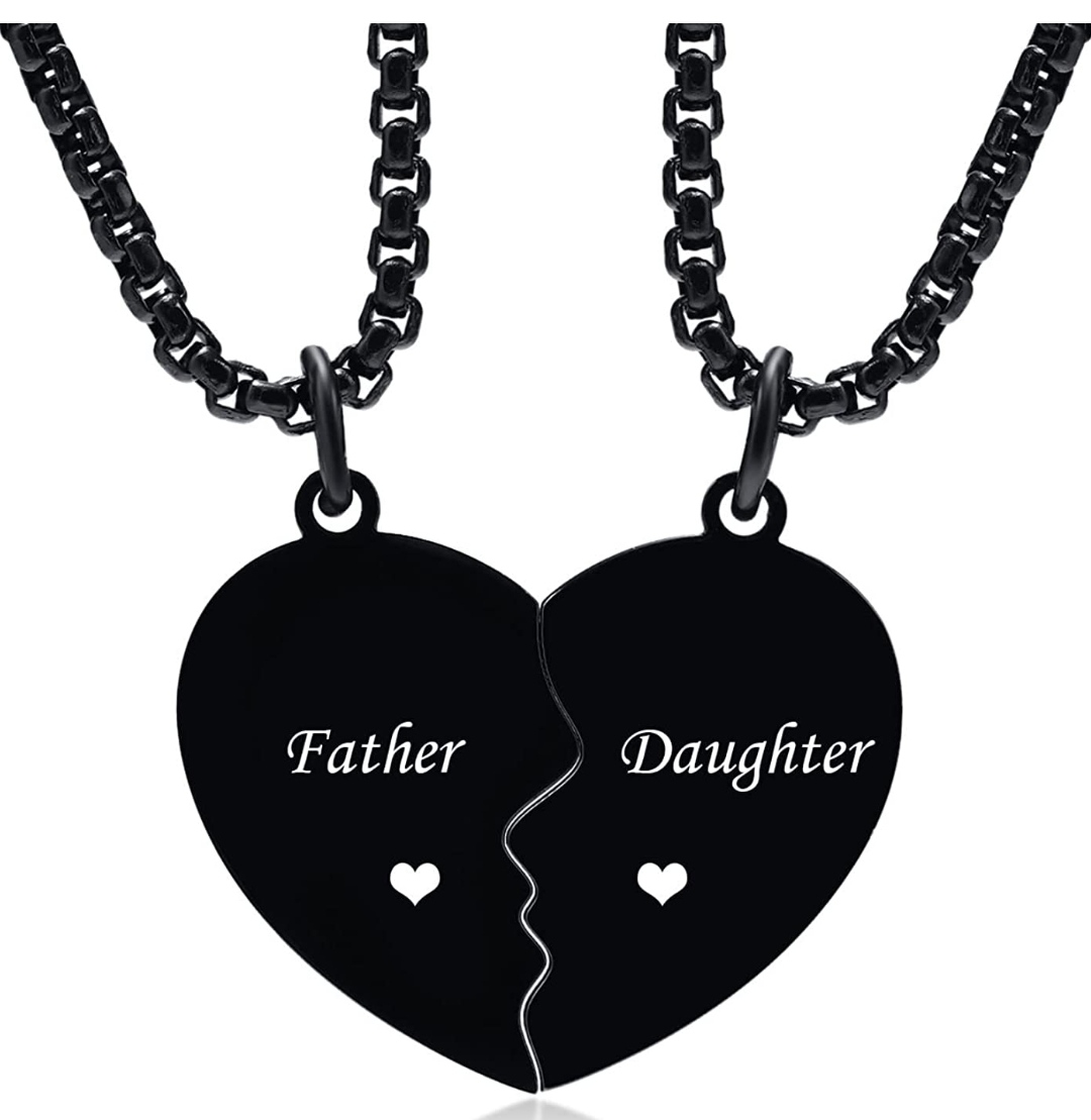 xuanpai puzzling matching necklace set christmas gifts for daughter from dad