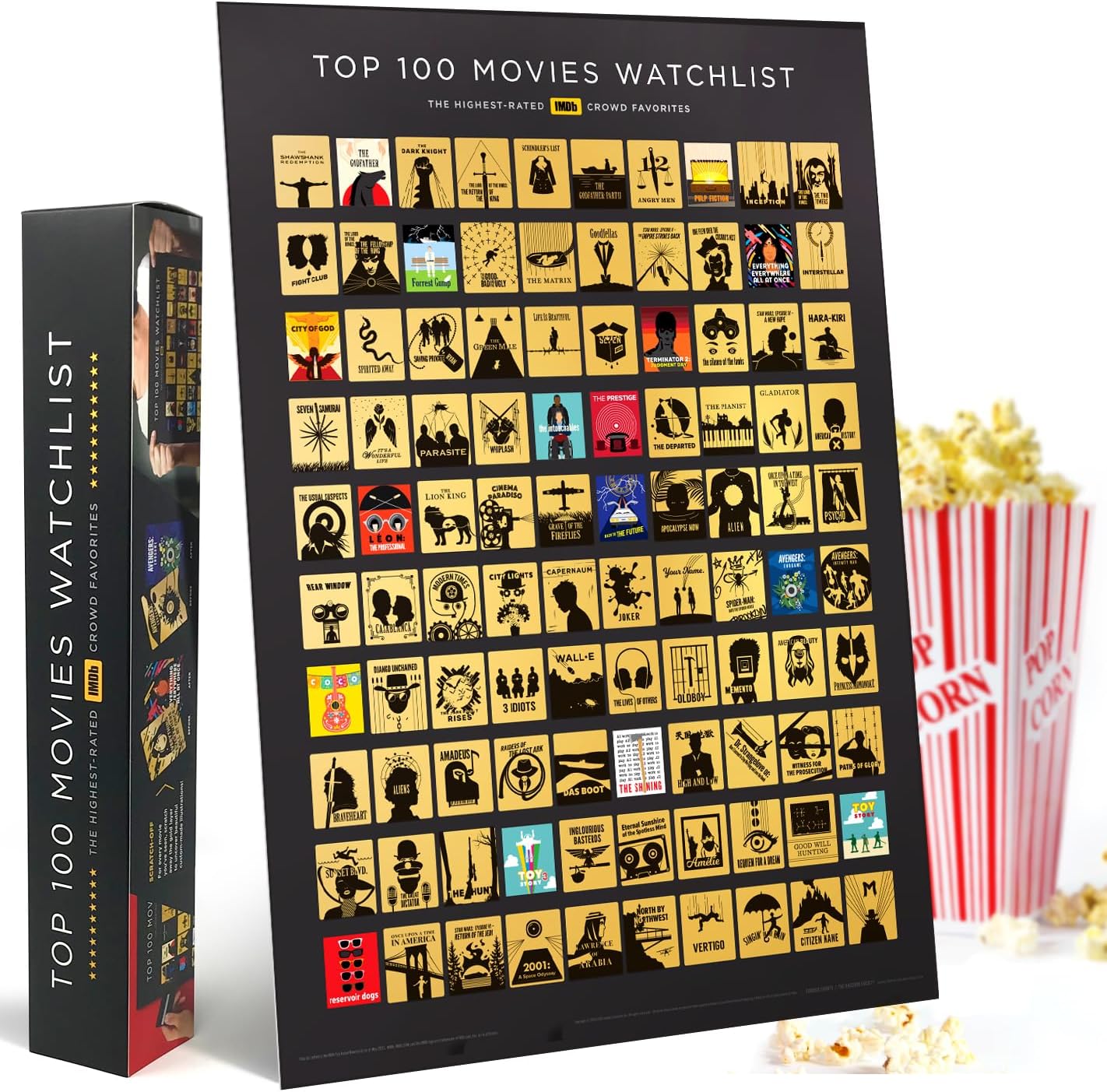 100 movies scratch-off poster top 16 christmas gifts for cute girlfriend