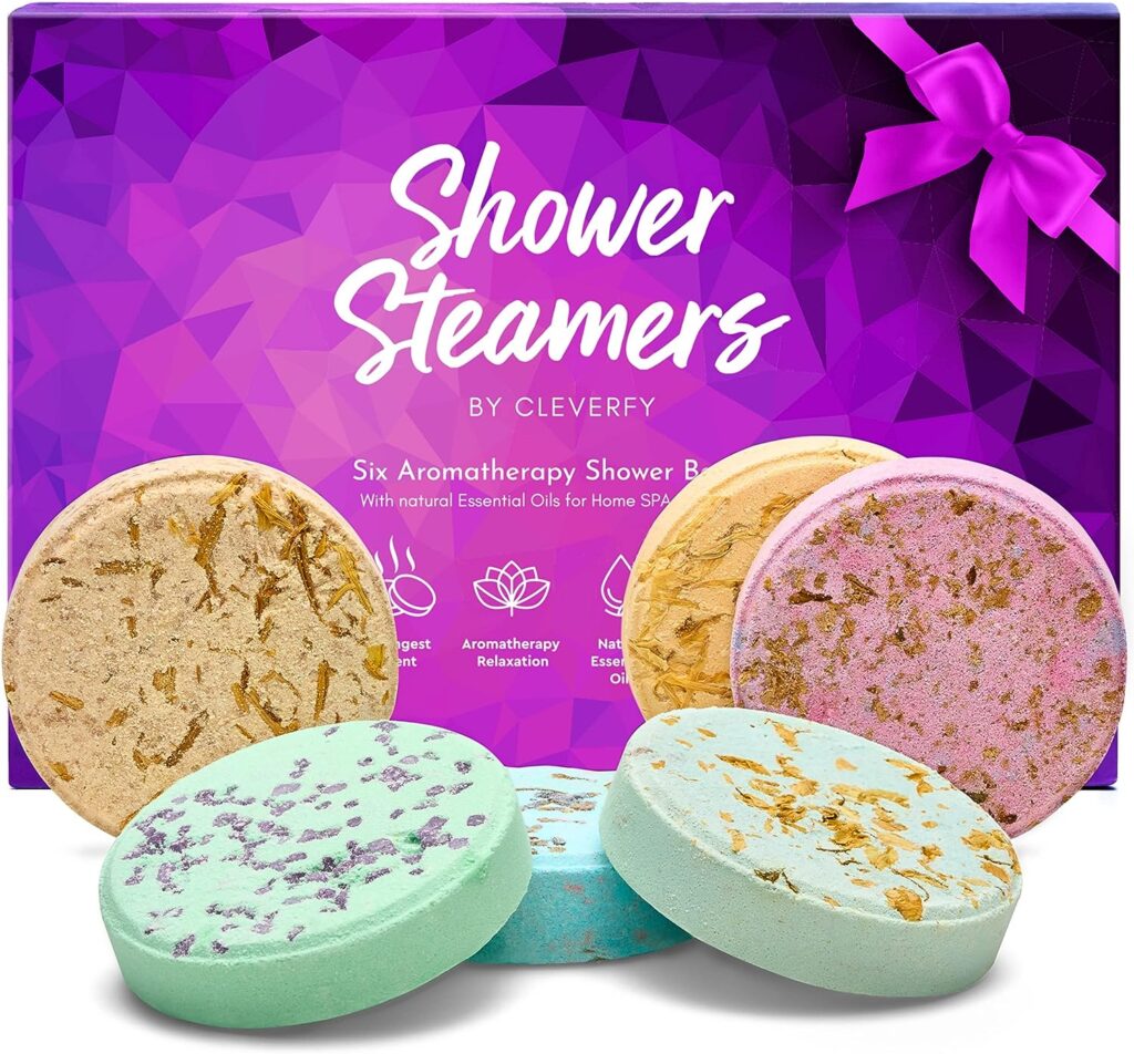 aromatherapy shower steamers christmas gift for a girl who is new mom