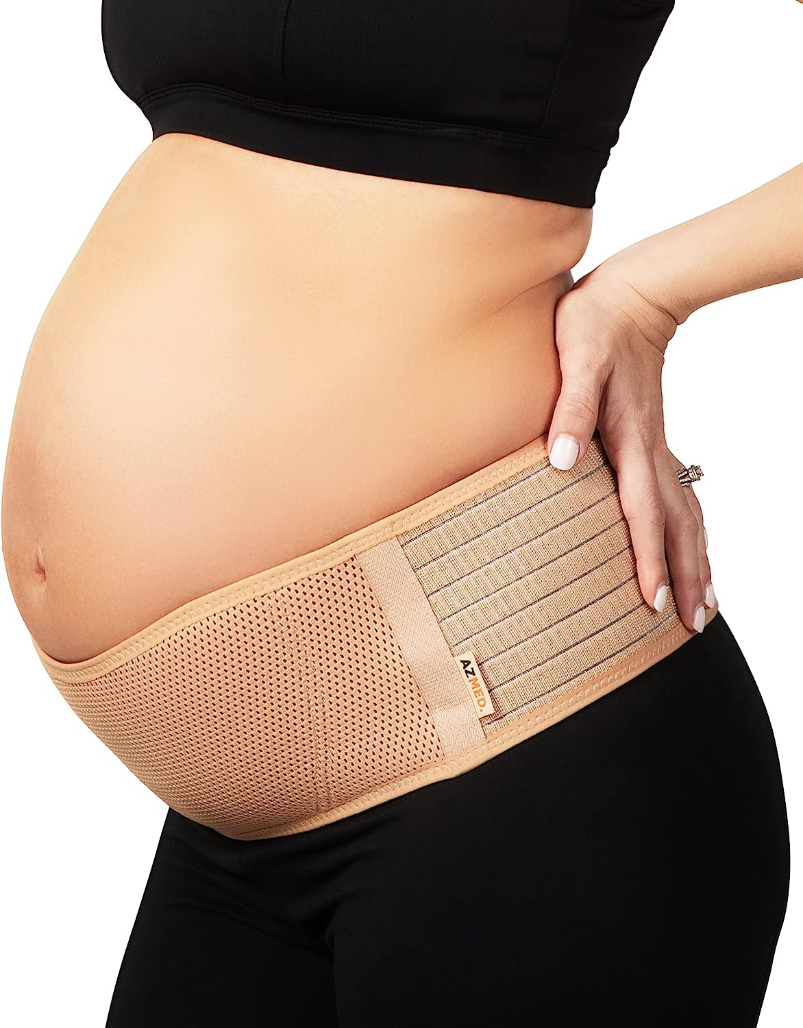 azmed pregnancy belt breathable abdominal belt back support top 40 christmas gift for expecting wife