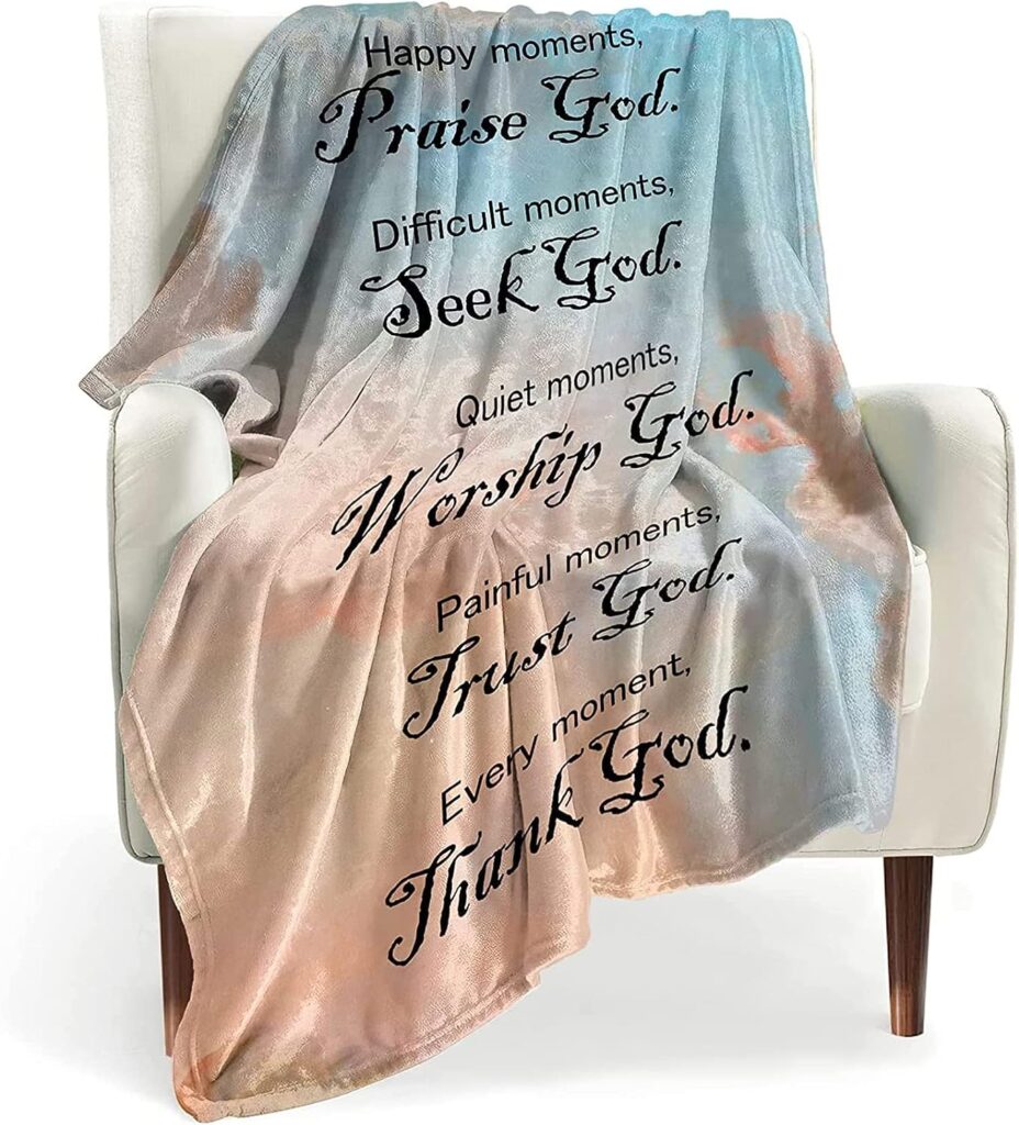 boopbeep healing throw blanket with inspirational thoughts and prayers- top 14 christmas gift for old lady in nursing homes- complete buyer's guide(2023)
