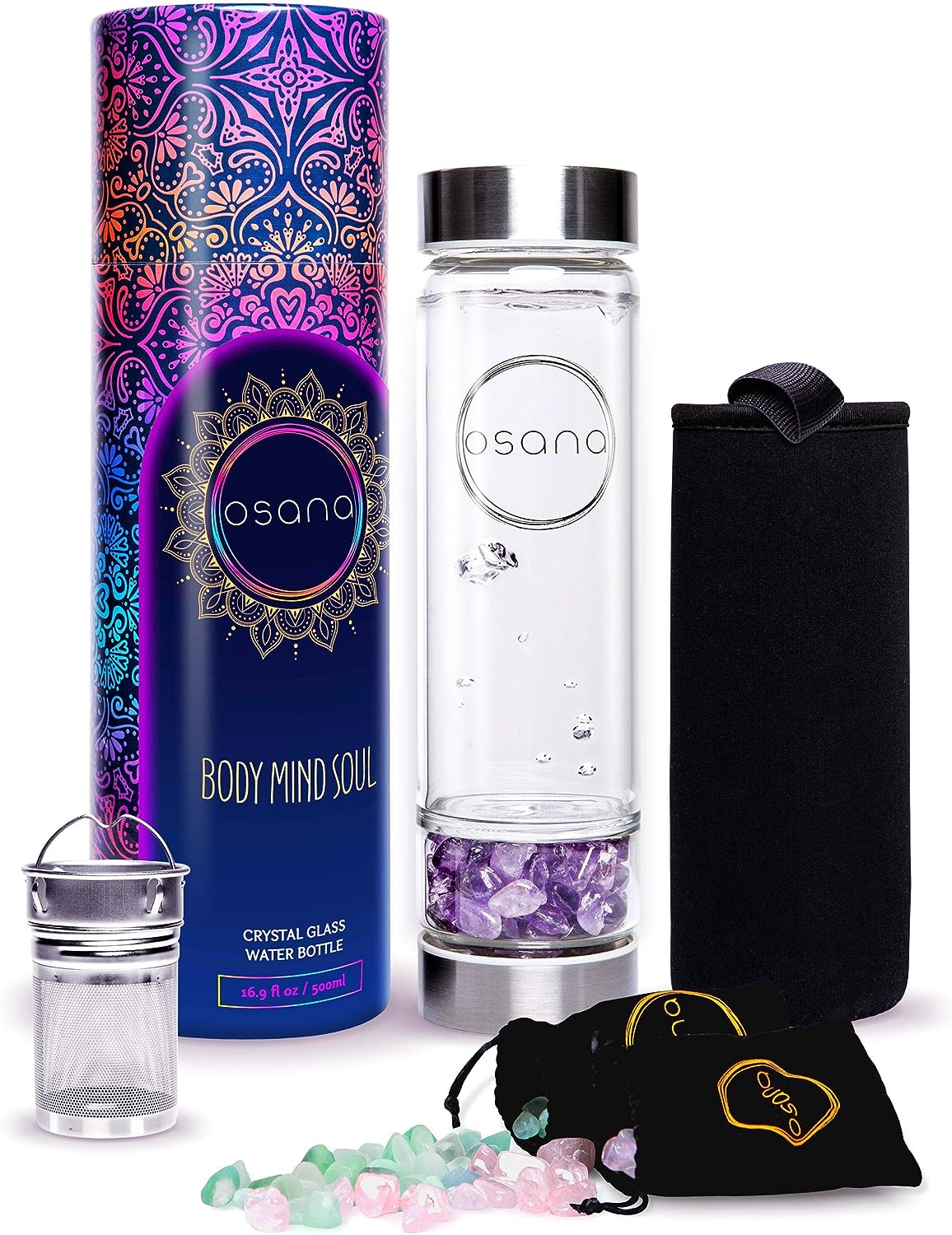 bottle of water mixed with gems top 44 luxury gifts for the woman who wants nothing