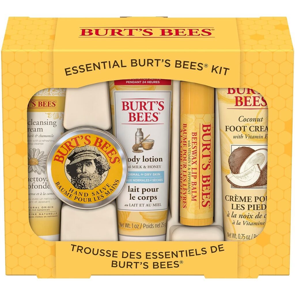 burt's bees gifts ideas, 5 body care products everyday essentials set top 14 christmas gift for old lady in nursing homes- complete buyer's guide(2023)