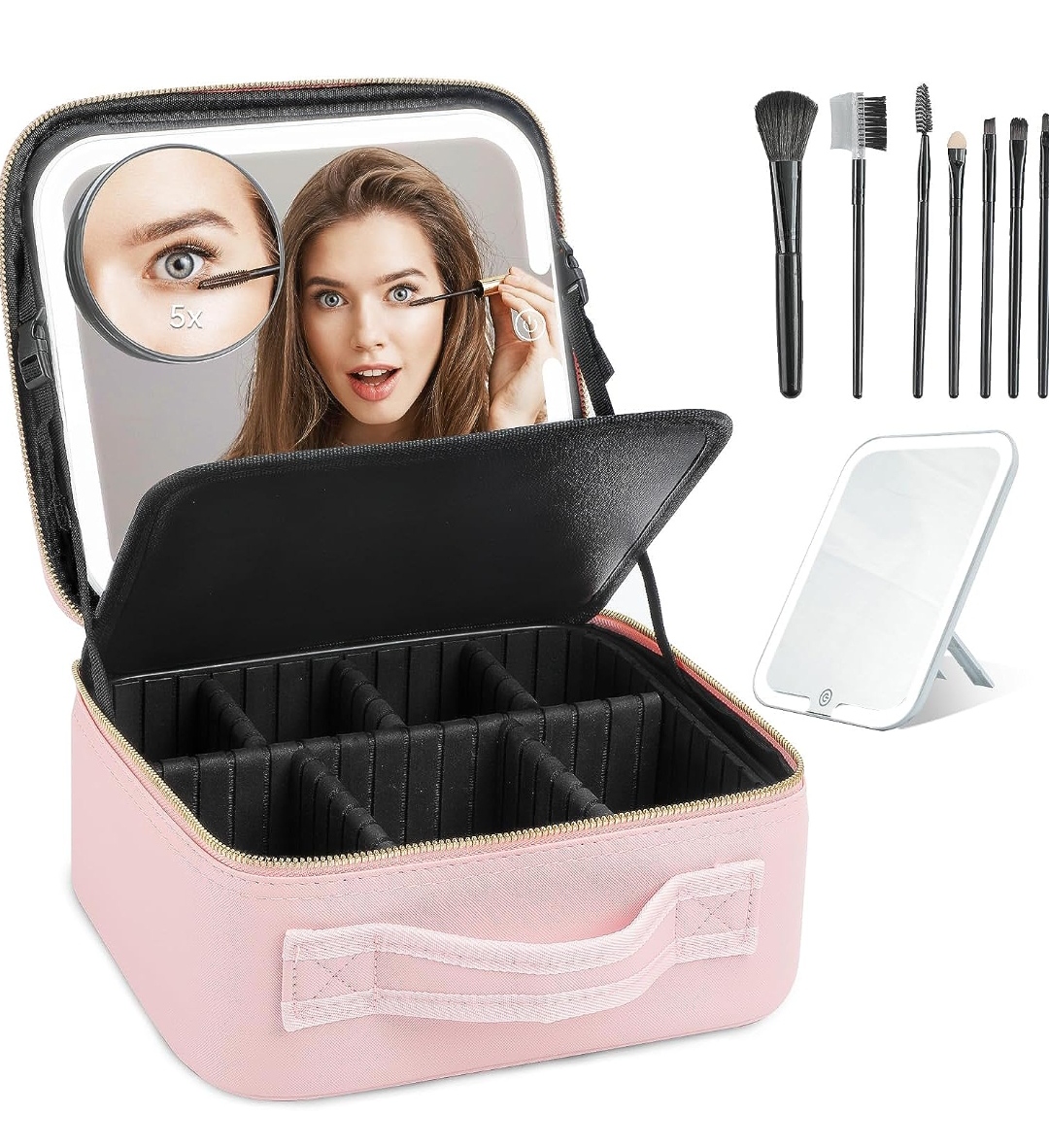drowin travel makeup case with mirror top 14 christmas gifts for little sister
