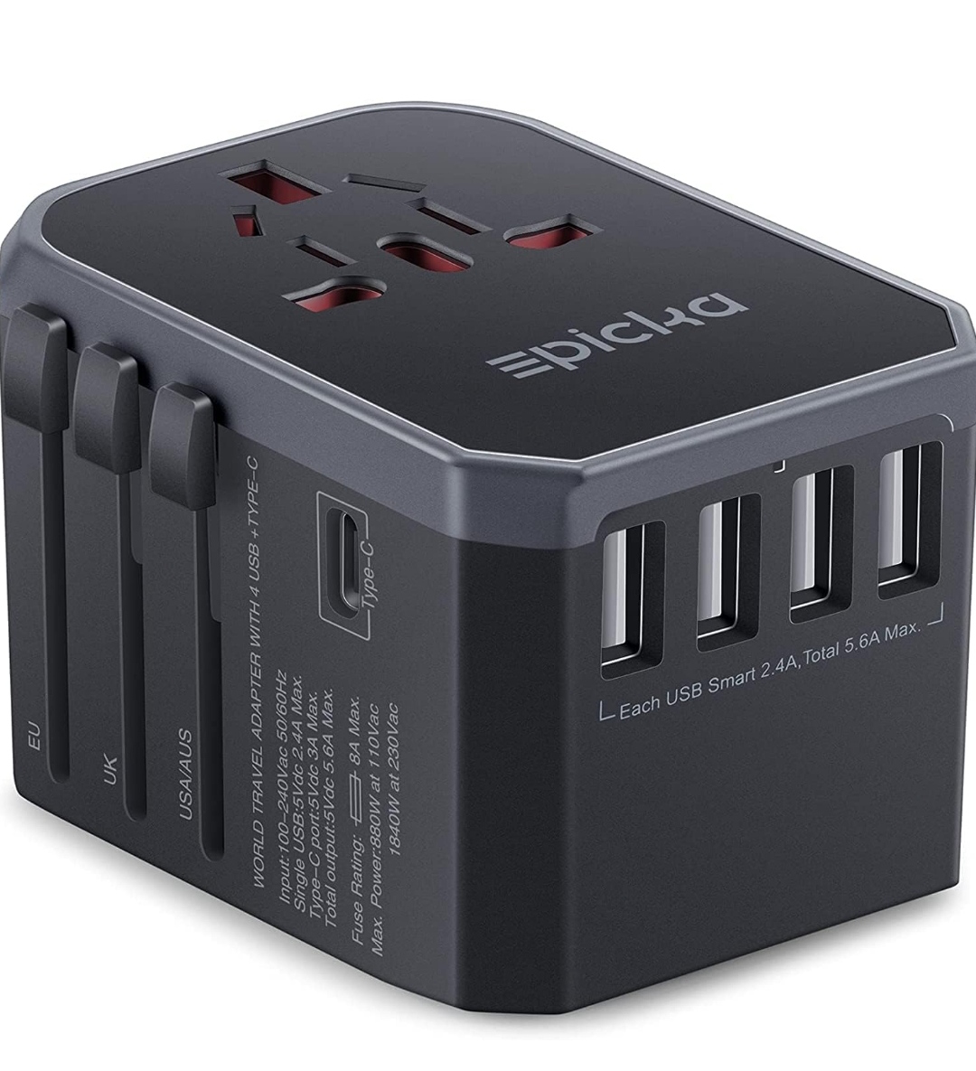 epicka universal travel adapter top 12 christmas gifts for girl who is moving away