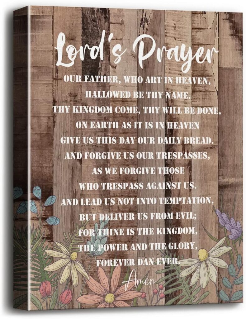 family prayer canvas print top 50 christmas gifts for christian mom-complete buyer's guide (2023)