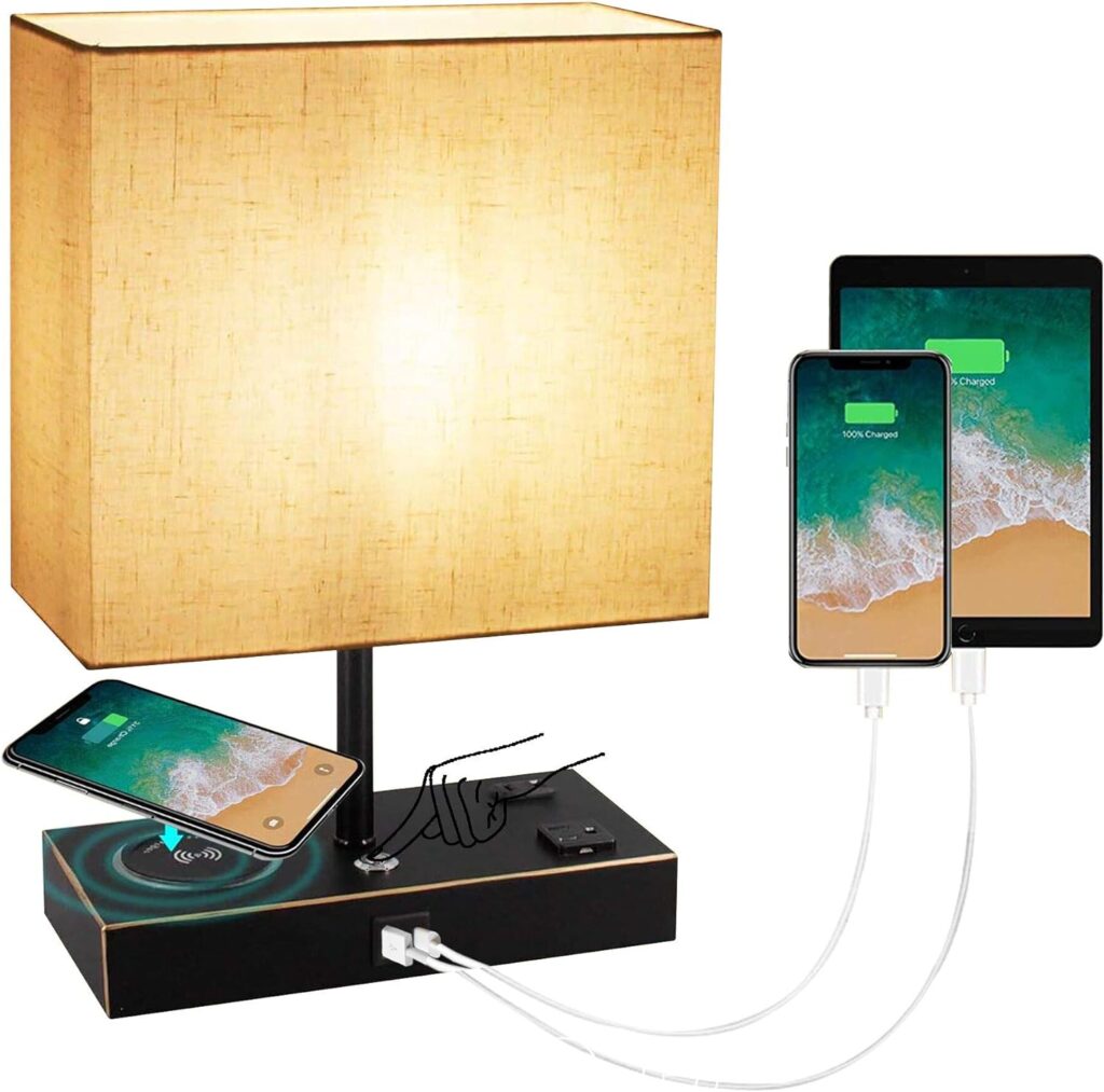 kukobo bedside lamp with wireless charger top 16 christmas gift idea for wife in her 40s