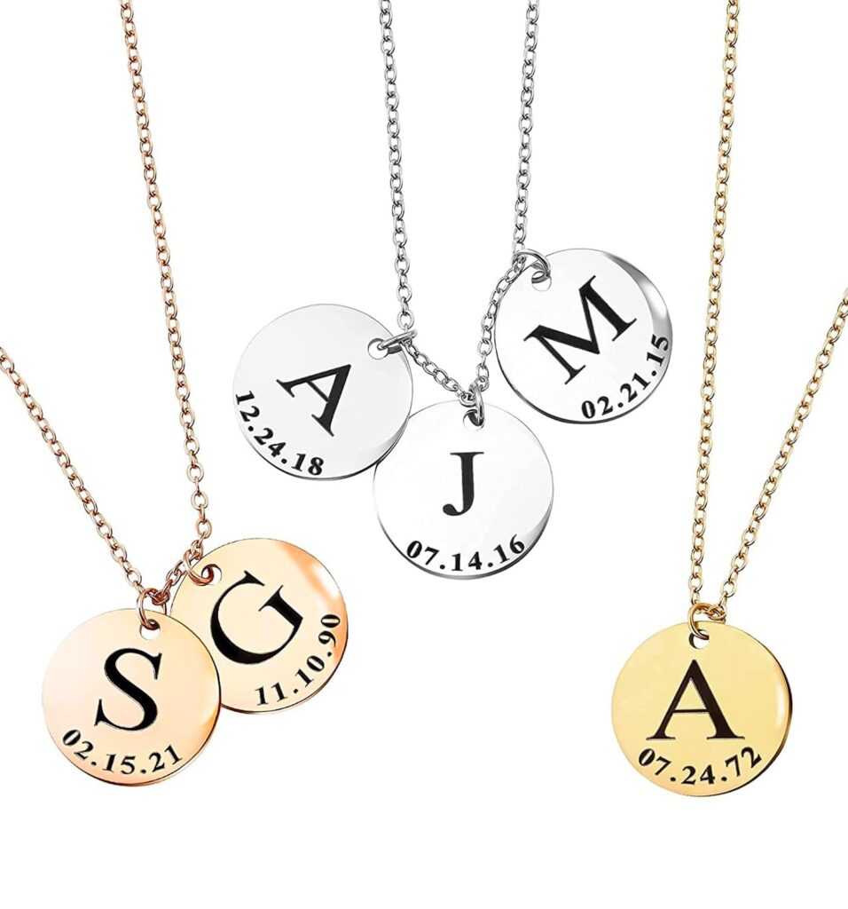 personalized initial necklace top 25 inexpensive christmas gifts for girlfriend-complete buyer's guide (2023)