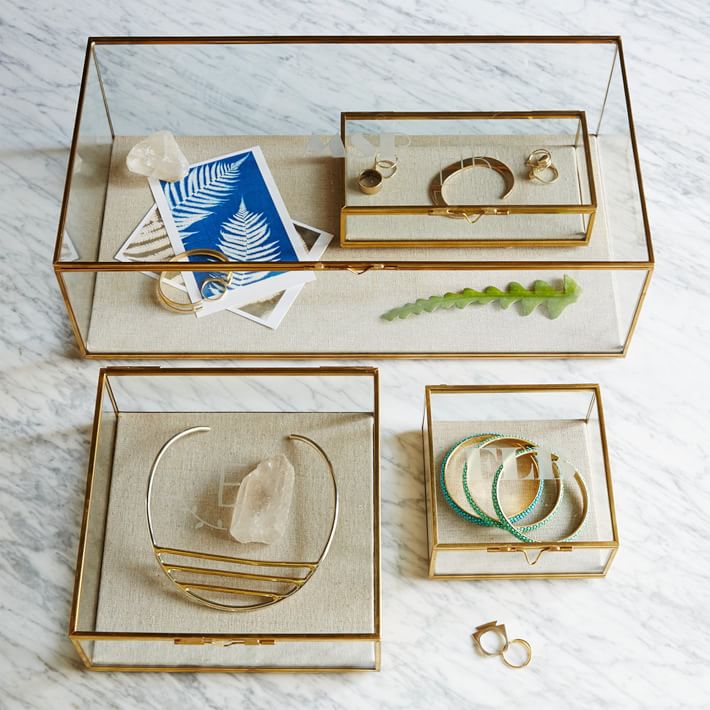 the golden glass ball box on the west elm rooftop christmas gifts for older mom