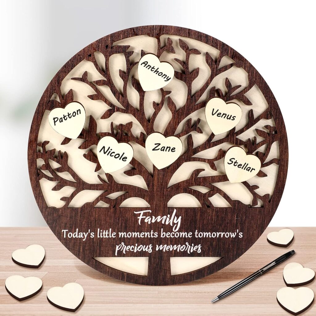 unittype 3d family tree wall decor family names sign top 10 christmas gifts from biomom to stepmom