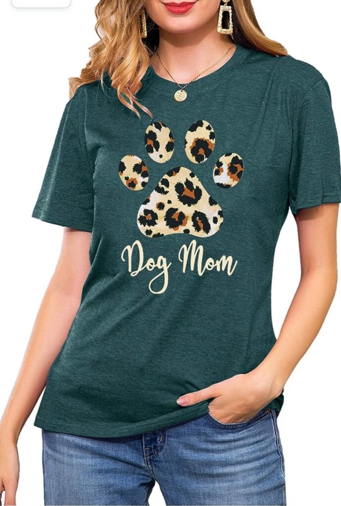 dog mom t-shirt top 20 christmas gifts for girlfriend with a dog