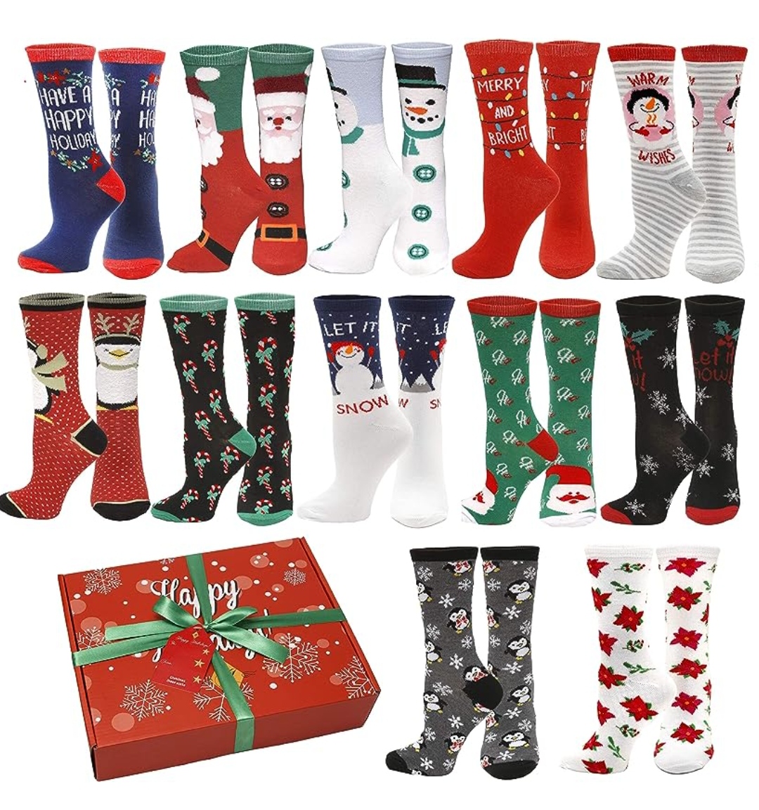 gilbins 12 pair holiday xmas socks the top 14 funny 12 days of christmas gift ideas