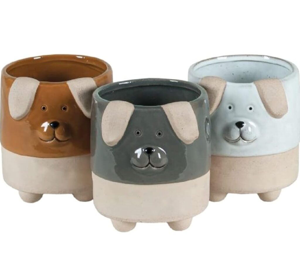 the bridge collection decorative ceramic dog planter pot top 20 christmas gifts for girlfriend with a dog
