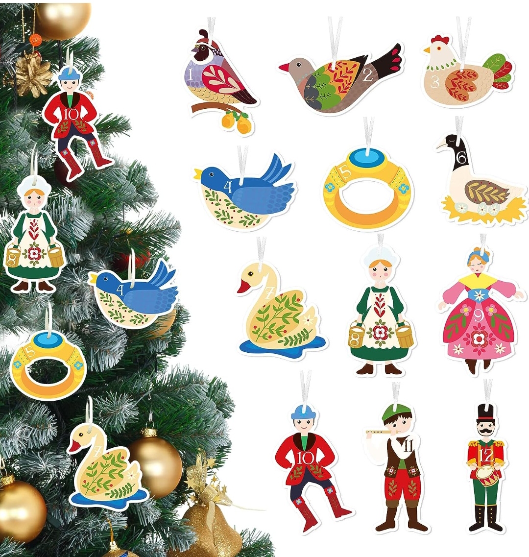 tuitessine 12 days of christmas ornaments set the top 14 funny 12 days of christmas gift ideas