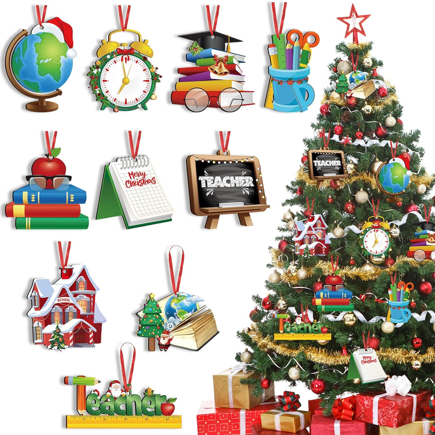 30 pieces teacher christmas ornament gift set best 12 diy teacher christmas gifts ultimate guide 2023