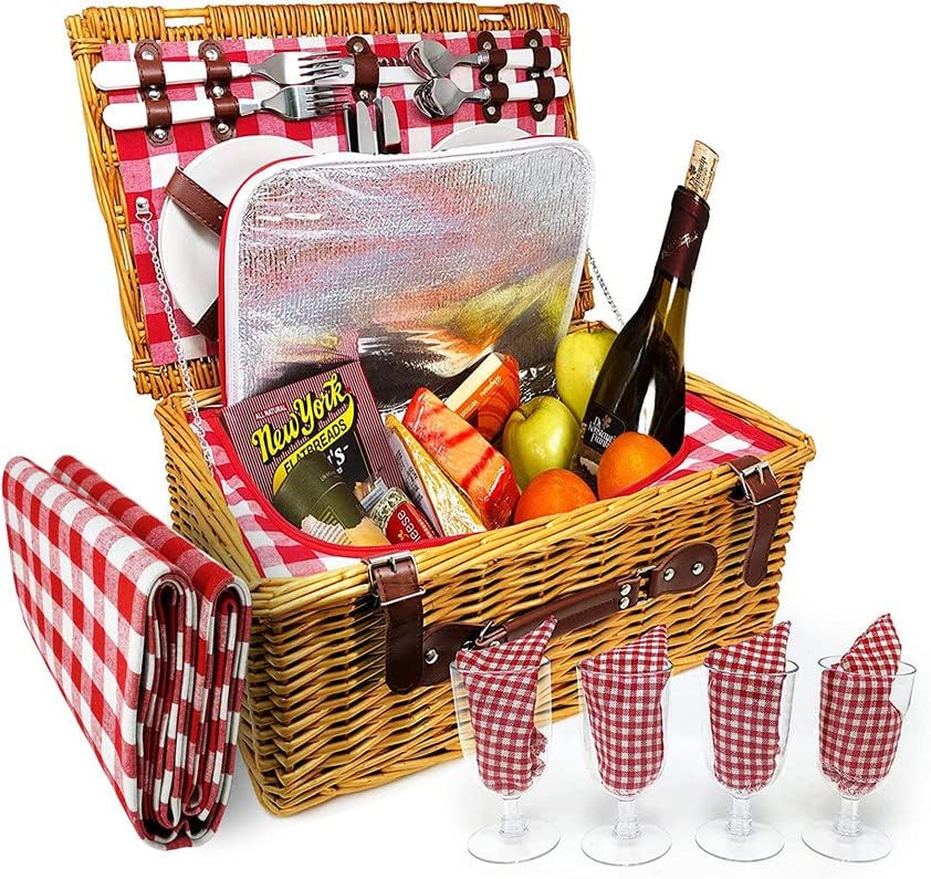 eco-friendly picnic basket best 30 christmas gifts for christian couples-complete buyer's guide (2023)