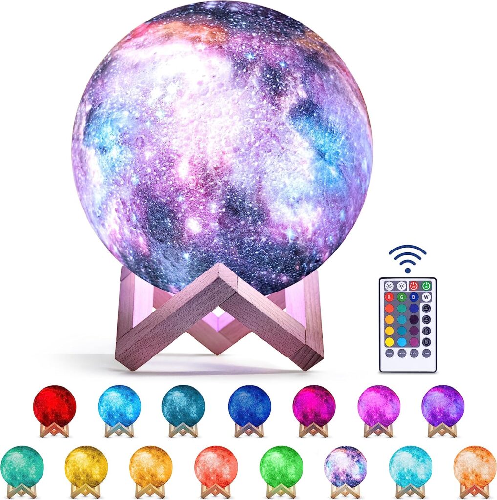 galaxy moon lamp christmas gift for middle school girls