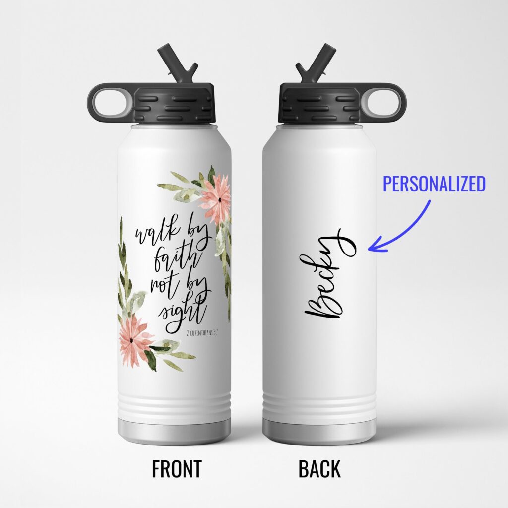 personalized water bottle with scripture top 50 christmas gifts for christian mom-complete buyer's guide (2023)