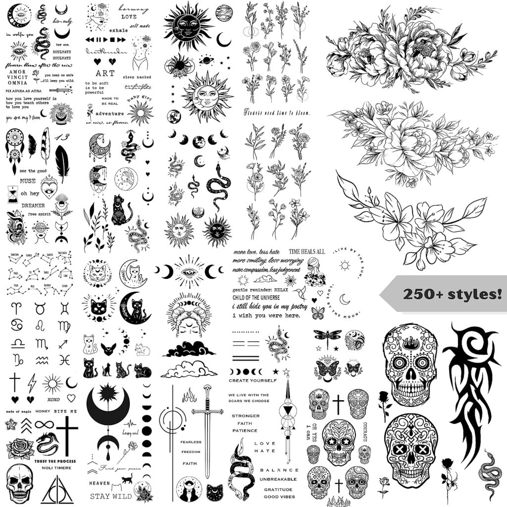 temporary tattoos christmas gift for middle school girls